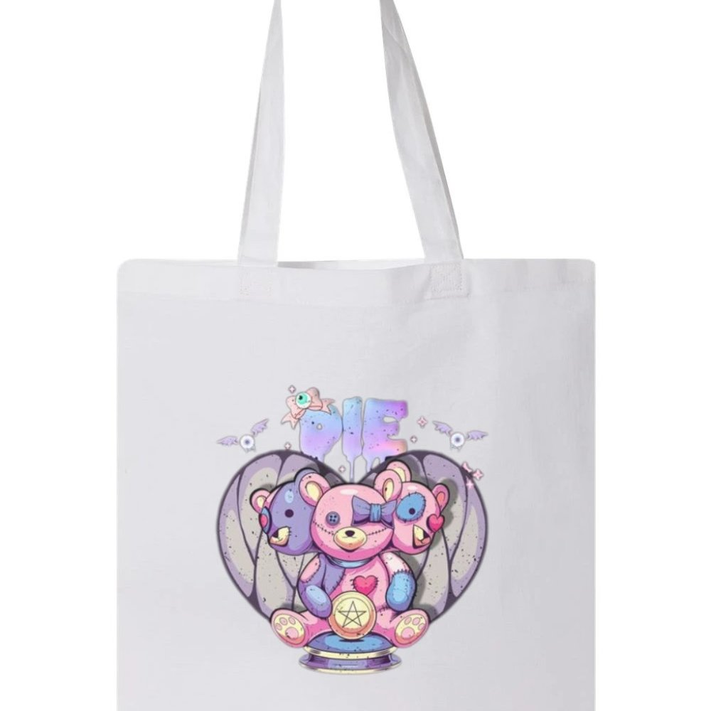 Creepy Die Pastel Goth Teddy Bear Kawaii Design